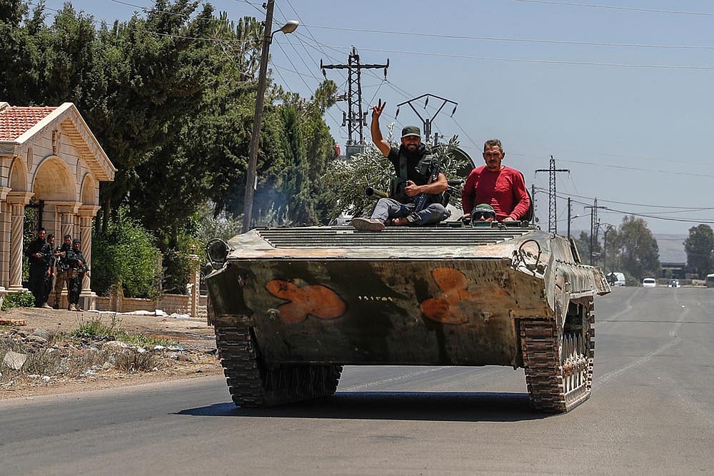 Syria Clashes between government troops and Druze militias