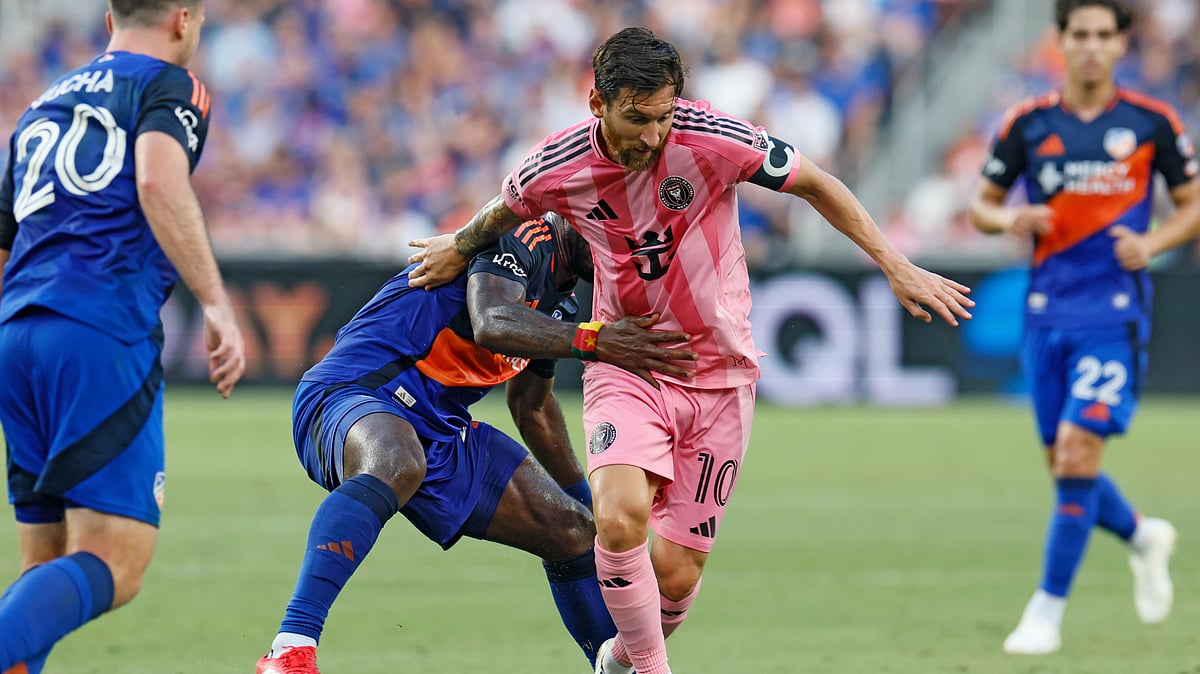 Inter Miamis Lionel Messi AP 