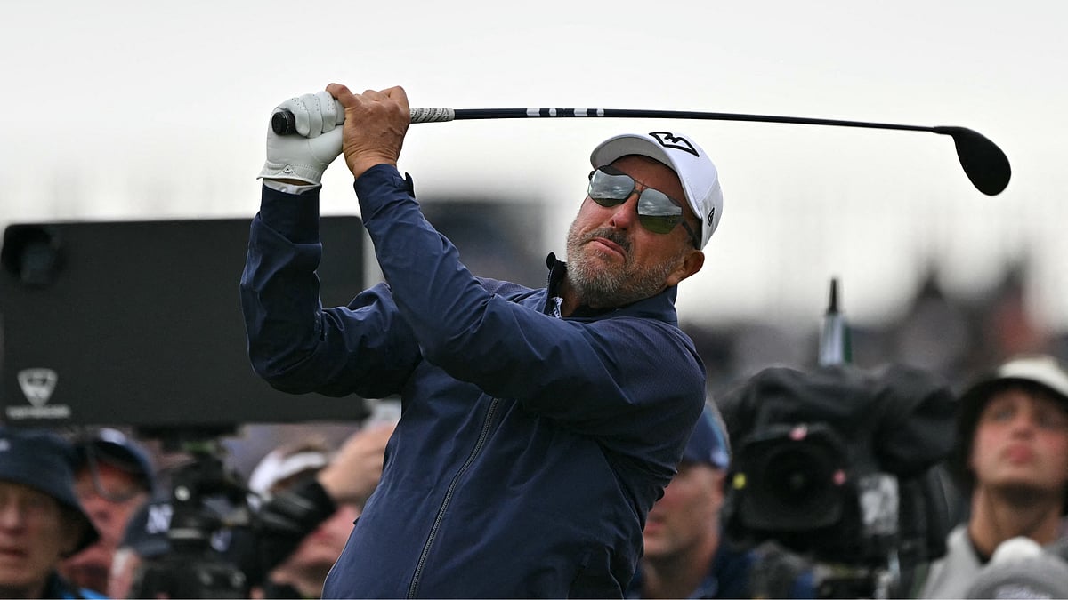 Phil Mickelson at The Open