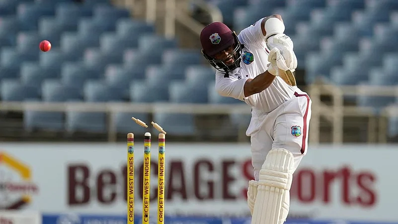 West Indies vs Australia 3rd Test cricket match Day 2 at Sabina Park in Kingston_Shai Hope