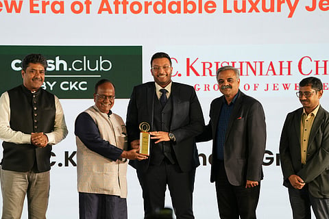 C. Krishniah Chetty won the Enterprise & Leadership Award for “A New Era of Affordable Luxury Jewellery”