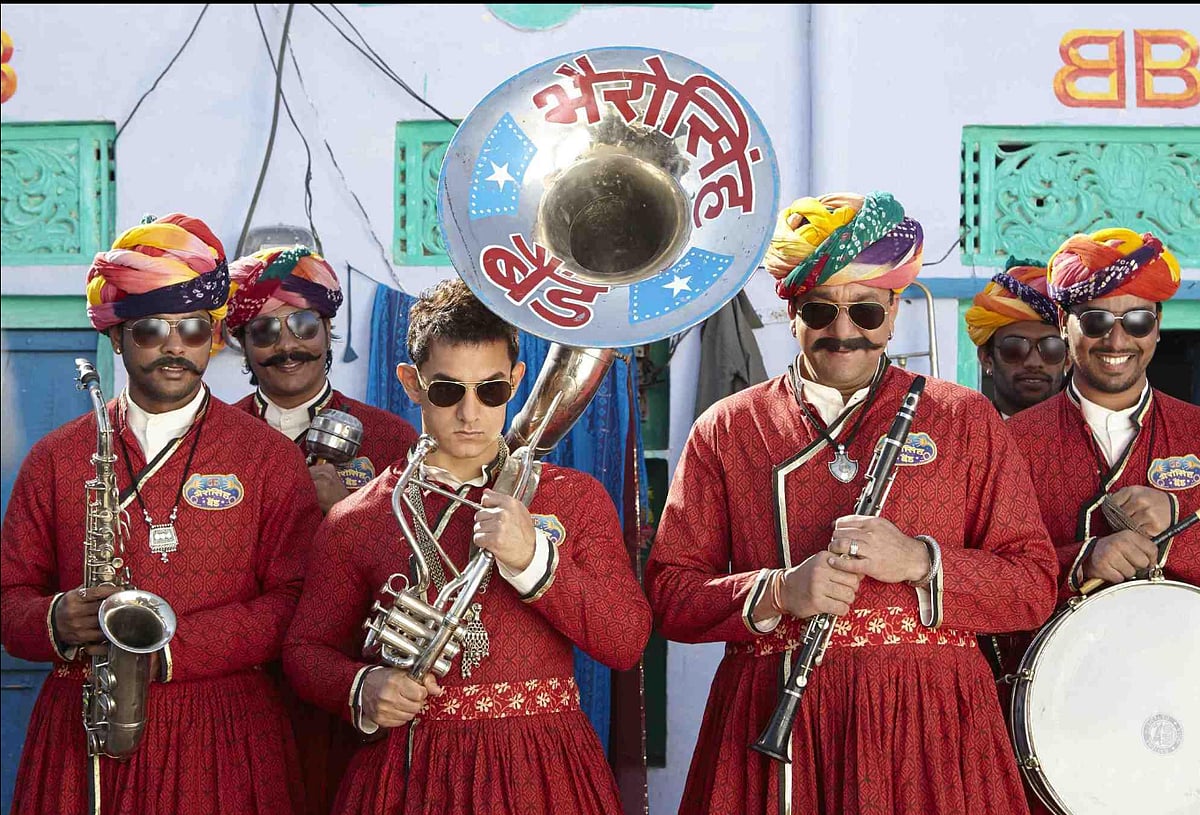 Aamir Khan and Sanjay Dutt in PK