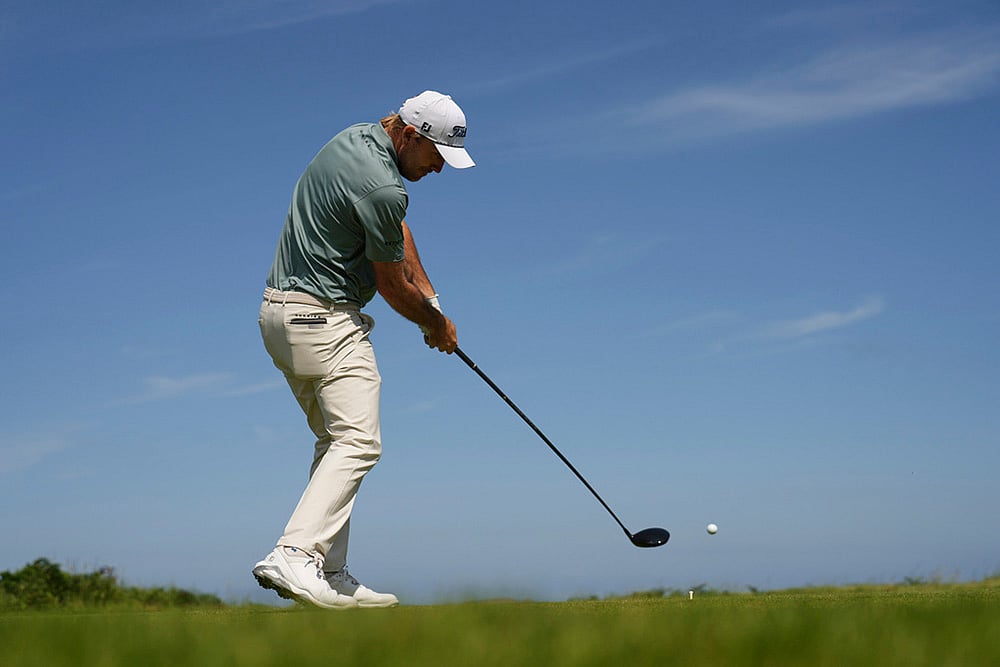 2025 British Open Golf Championship practice round photos: Russell Henley of the US