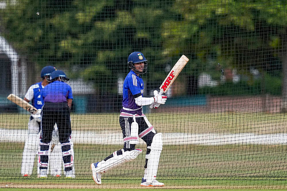 IND vs ENG 4th test Cricket match Team India training at The County Ground in Beckenham_Shubman Gill