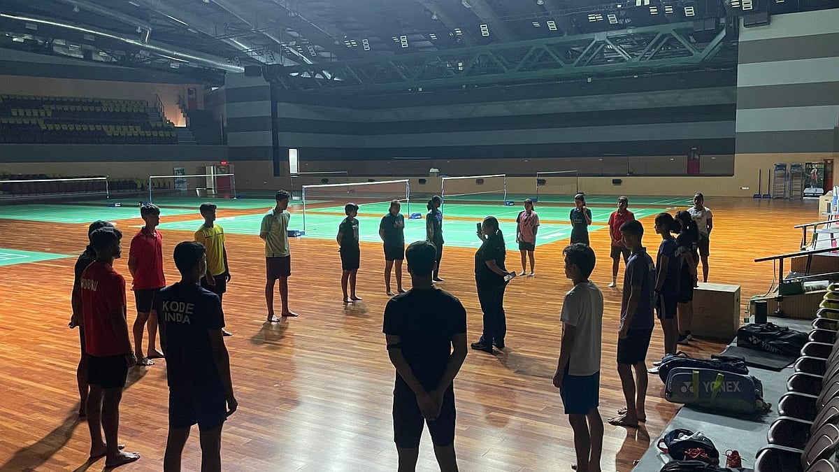 X | BAI Media  : Indian contingent at Badminton Asia Junior Championships 2025. 