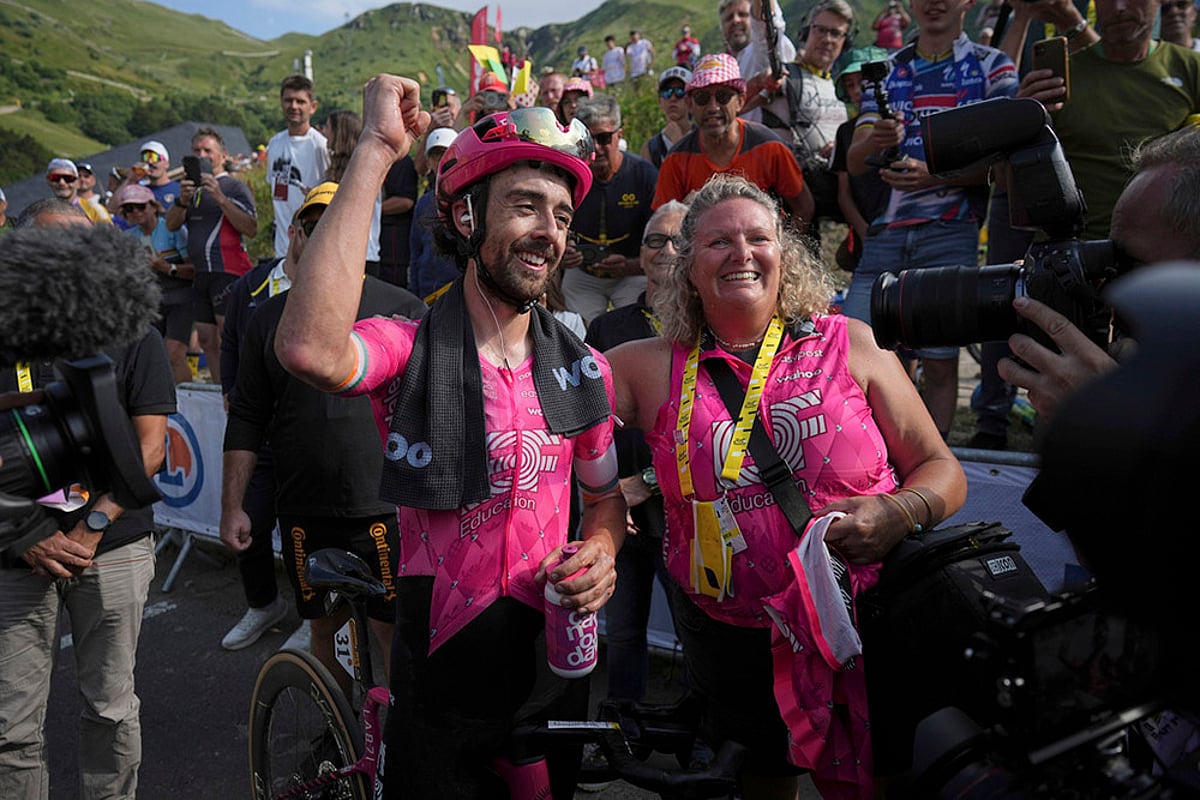 Tenth stage of the Tour de France cycling race 2025_Ireland's Ben Healy