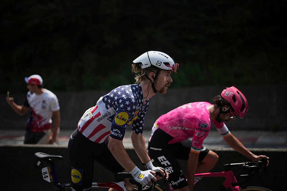 Tenth stage of the Tour de France cycling race 2025_Quinn Simmons of the U.S.
