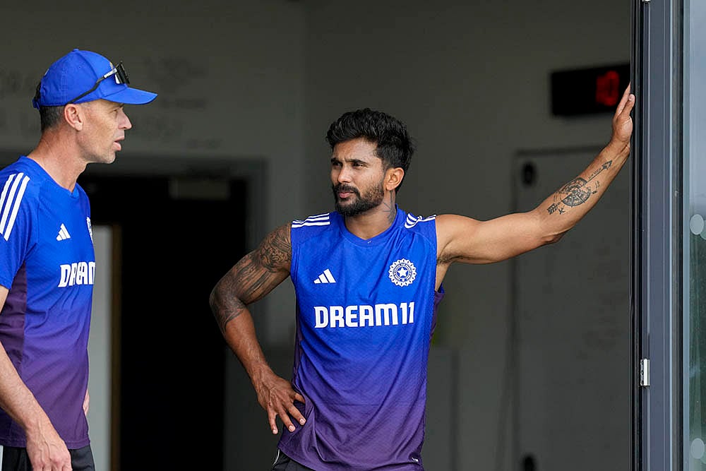 IND vs ENG 4th test Cricket match India training at The County Ground Beckenham_Nitish Kumar Reddy