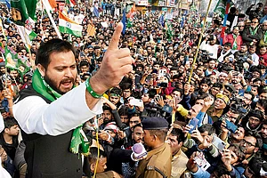 | Photo: Getty Images : The Next CM?: A survey shows 41 per cent respondents prefer Tejashwi Yadav as CM, ahead of Nitish Kumar, Prashant Kishor
