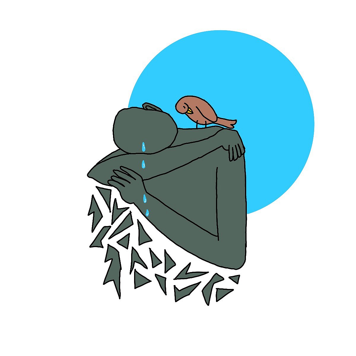 Scourge of rape and suicide | Illustration by Anupriya