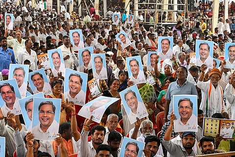 Siddaramaiah's rally in Mysuru