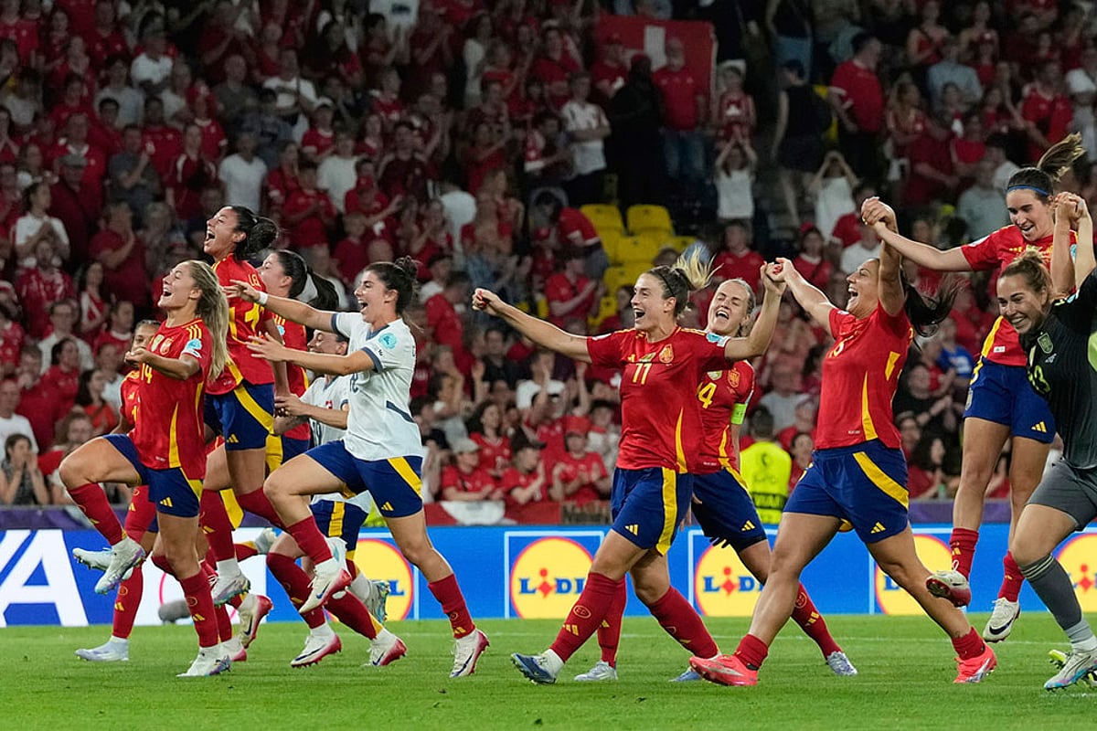 Euro 2025 Spain Switzerland Soccer