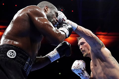 World heavyweight boxing title fight: Oleksandr Usyk vs Daniel Dubois