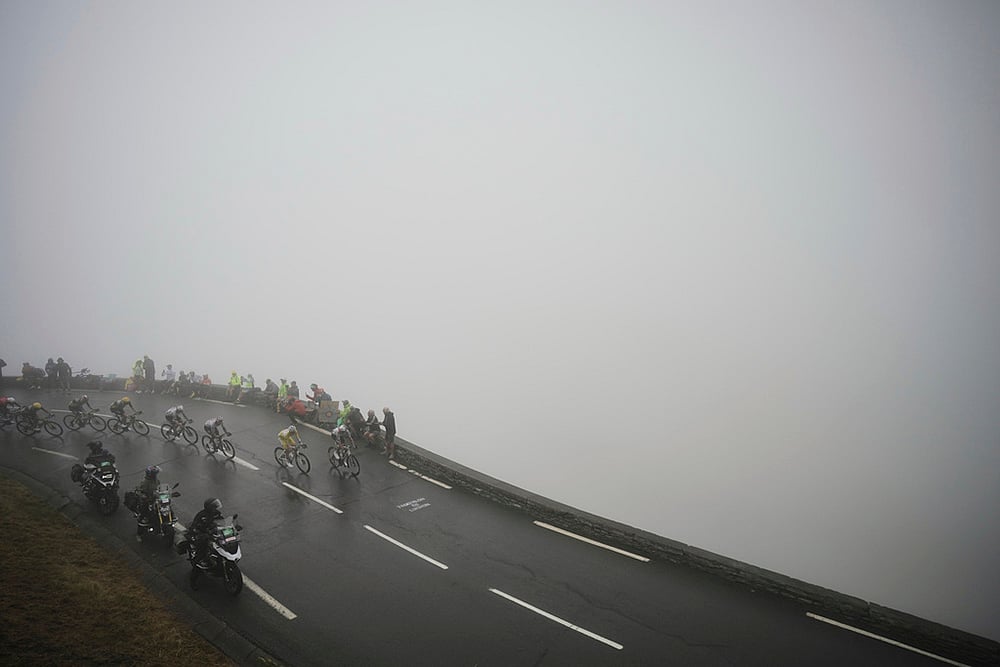 Tour de France cycling race Fourteenth stage photos: Slovenias Tadej Pogacar