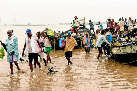 Ganga's water level rises in Patna