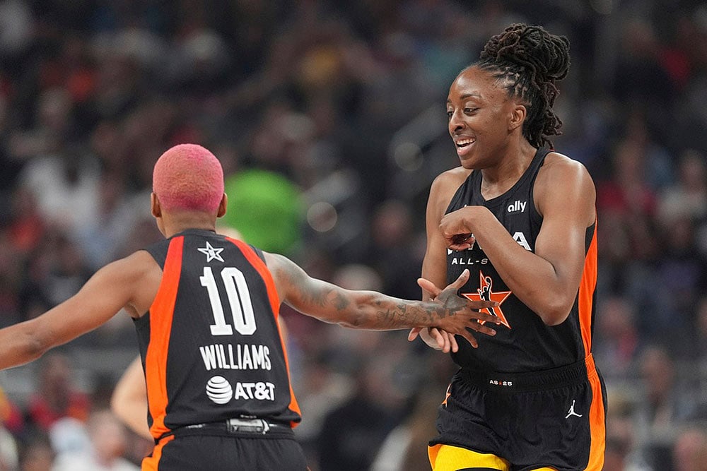 WNBA All-Star basketball game Team Clark vs Team Collier_Seattle Storms Nneka Ogwumike