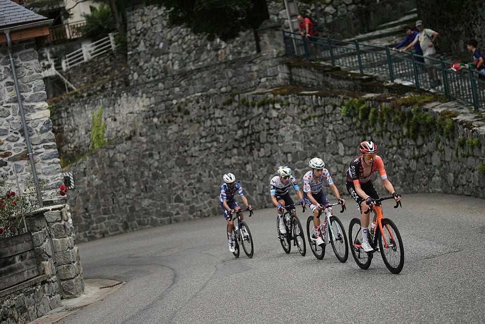 Tour de France cycling race Fourteenth stage photos: Thymen Arensman
