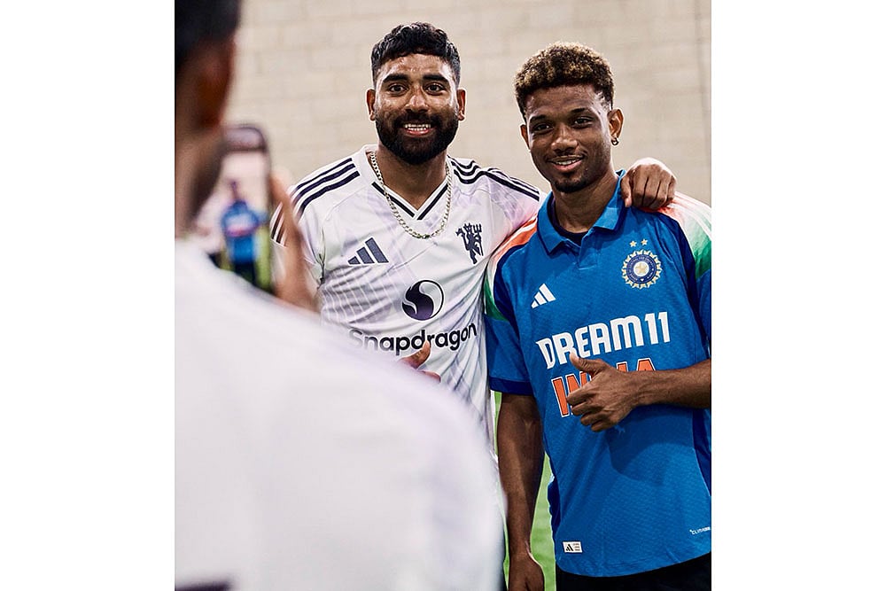 Manchester United vs India Cricket team Collab: Amad Diallo