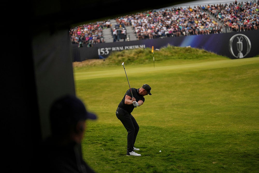 British Open golf championship Final round at Royal Portrush Golf Club_Matt Wallace of England