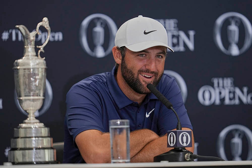 British Open golf championship Final round at Royal Portrush Golf Club_Scottie Scheffler 
