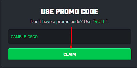 Claim Button CSGO Roll
