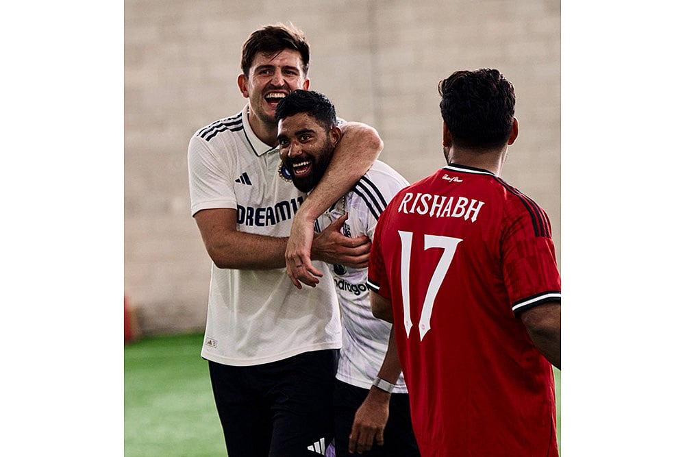 Manchester United vs India Cricket team Collab: Harry Maguire