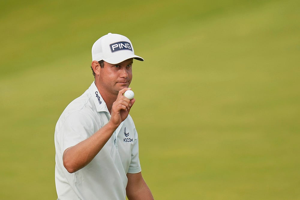 British Open golf championship Final round at Royal Portrush Golf Club_Harris English of US