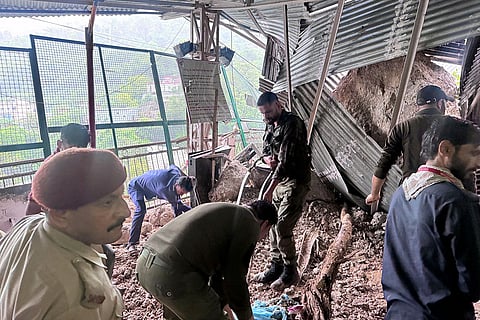 Landslide hits Vaishno Devi track in J-K’s Reasi
