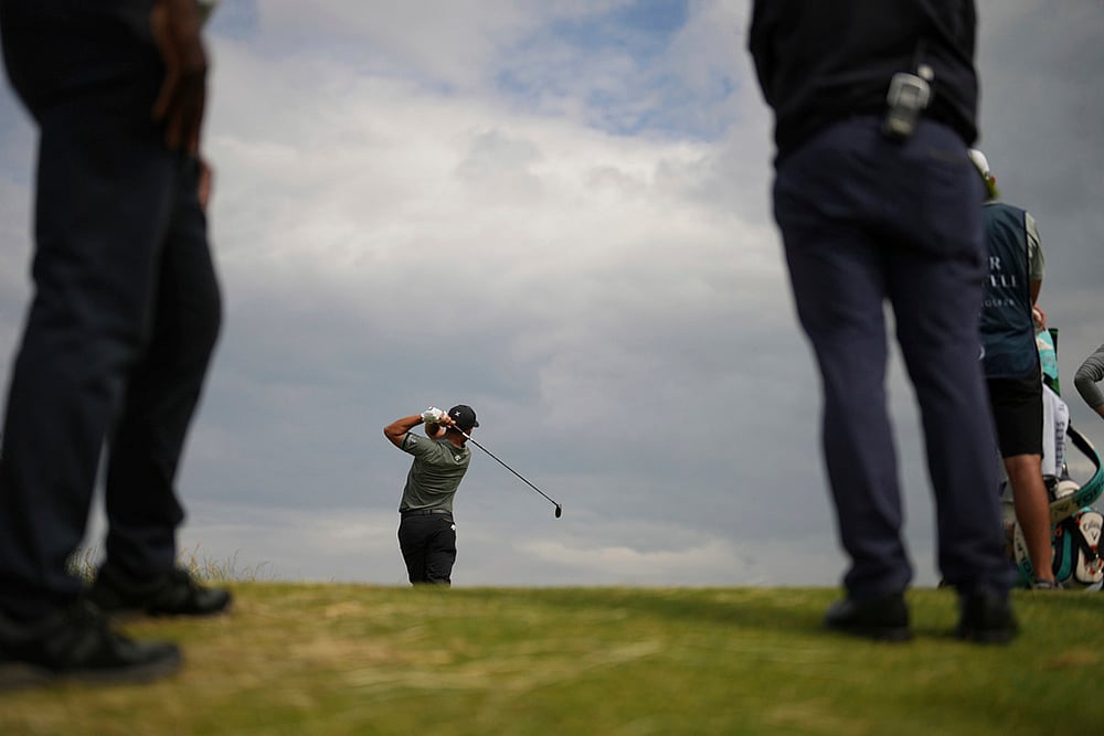 British Open golf championship Final round at Royal Portrush Golf Club_Xander Schauffele 