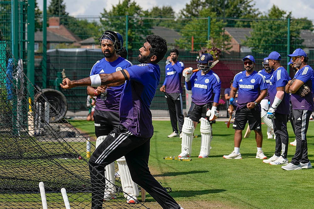 Indias tour of england IND vs ENG 4th Test Indian cricket team practice: Jasprit Bumrah, KL Rahul