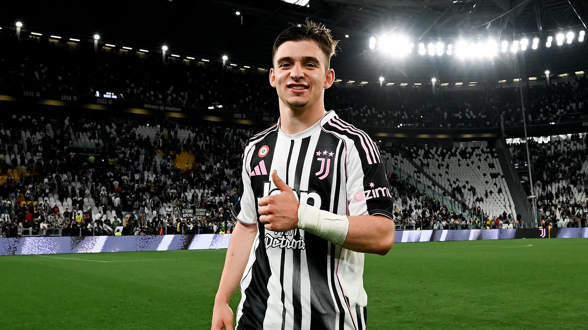 File : Francisco Conceicao in action for Juventus.
