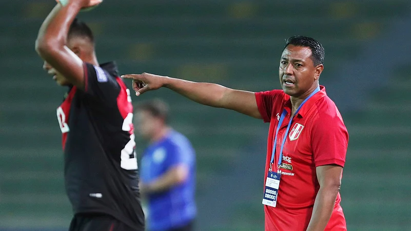Nolberto Solano Peru U23 football team file AP photo