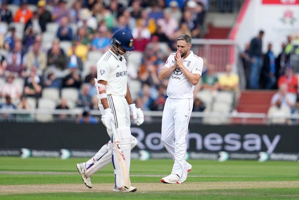 Indias tour of England: IND vs ENG 4th Test day 1 photos from Manchester_Chris Woakes 