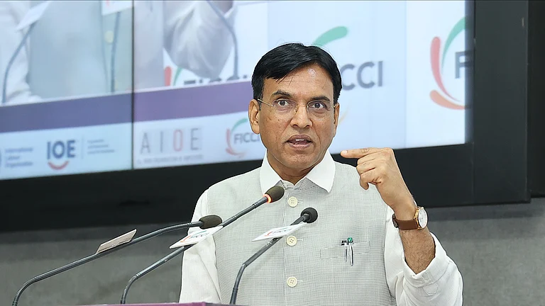 File photo of Union sports minister Mansukh Mandaviya. - Photo: X | Mansukh Mandaviya