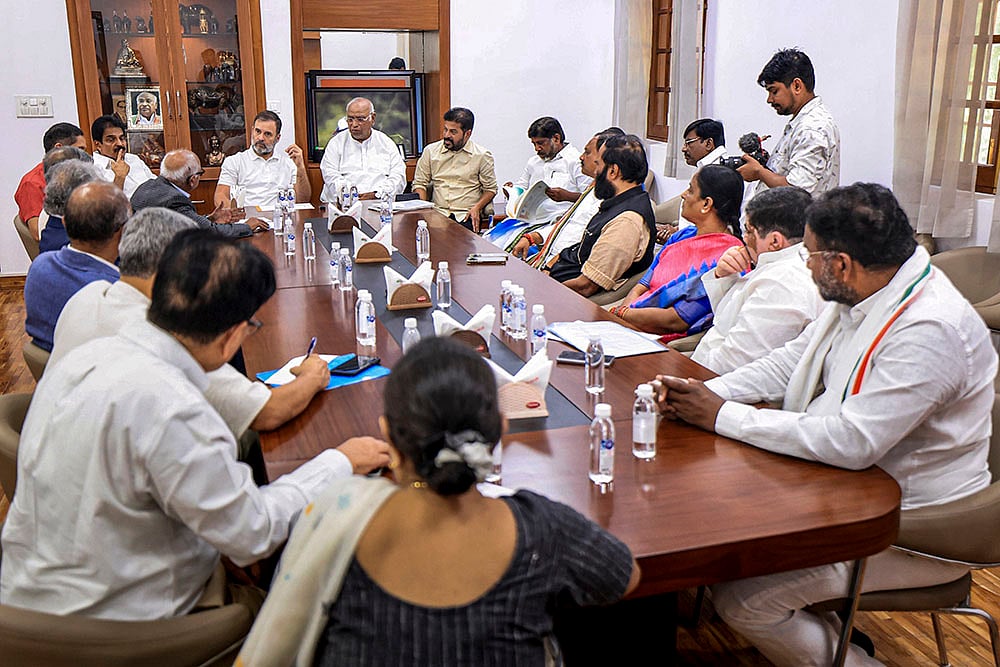 | Photo: @kharge via PTI : Congress leaders are holding a meeting over the Social Justice 2.0 movement.