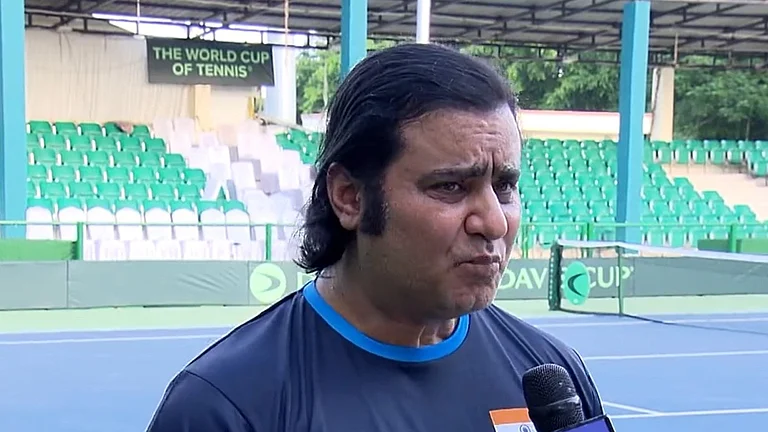 The non-playing captain of India's Davis Cup team, Rajpal in an interview to PTI said the off-field agenda assumes unprecedented significance so that they leave no stone unturned for 2030. - Screenshot: Doordarshan Sports