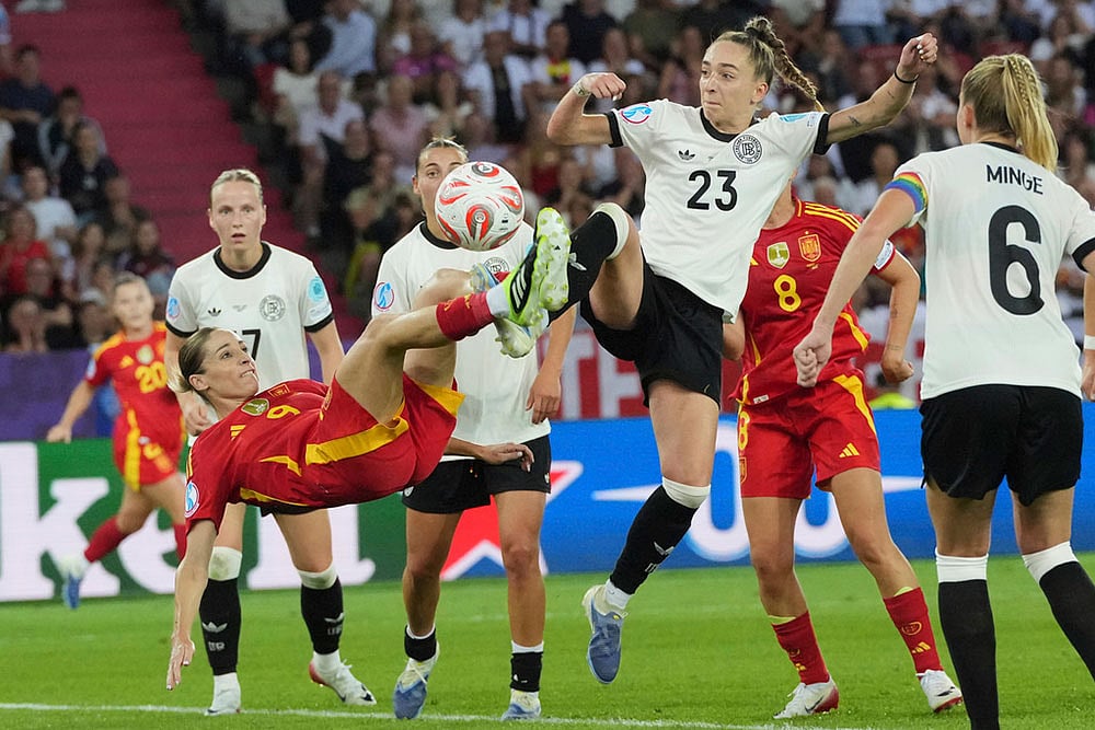 Euro 2025 Germany Spain Soccer