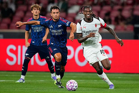 Singapore Soccer Arsenal AC Milan