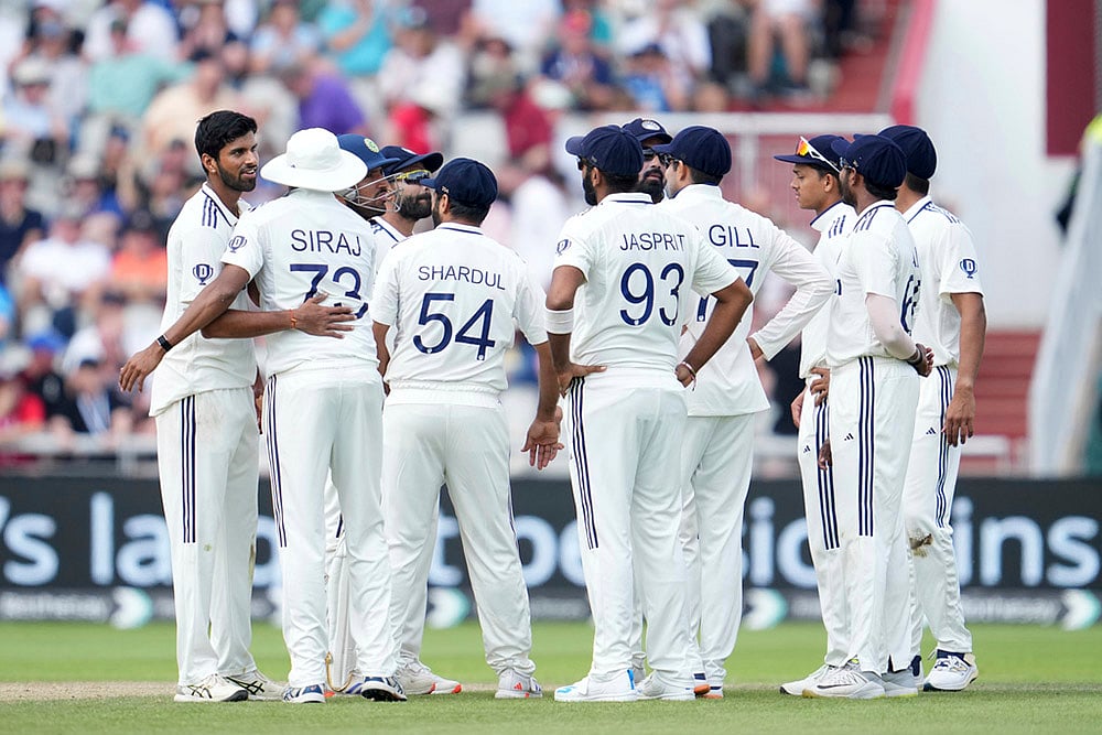 Indias tour of England: IND vs ENG 4th Test day 3 photos from Manchester_Washington Sundar