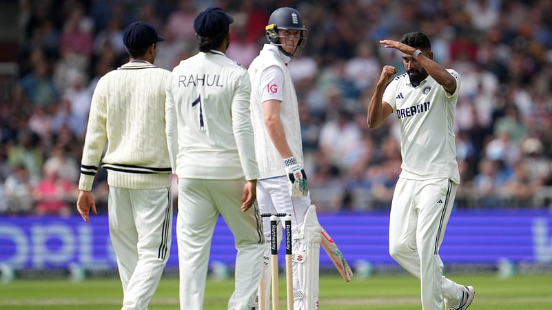 India vs England 4th Test Mohammed Siraj Zak Crawley AP Photo
