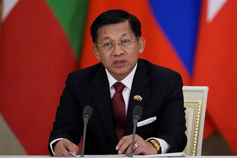 Myanmar's military chief Senior General Min Aung Hlaing - Reuters