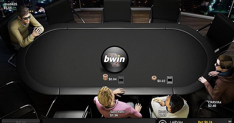 4 persons are playing Bwin