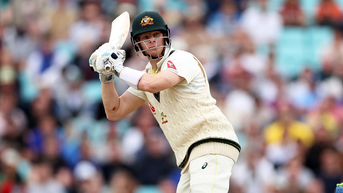 Australia's Steve Smith in action against England in 2023.