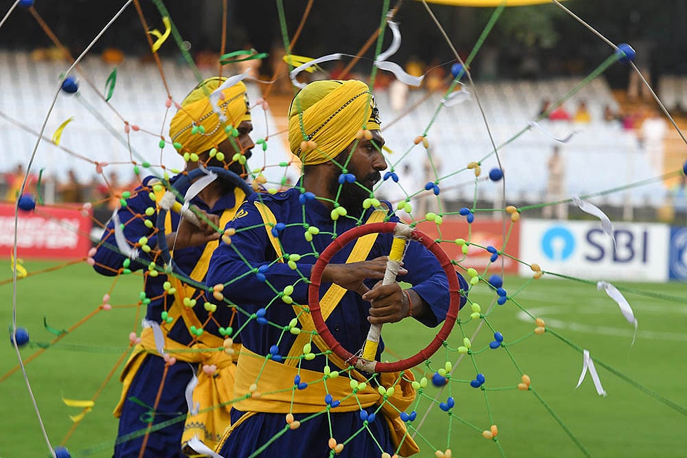 Durand Cup Football 2025 Opening Ceremony photos_traditional performances from Punjab 