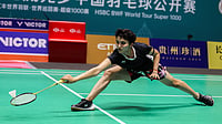 | Photo: X/BAI_Media : Unnati Hooda Vs Neslihan Arın Highlights, Syed Modi International 2025 Semi-Final: Unnati Hooda in action.