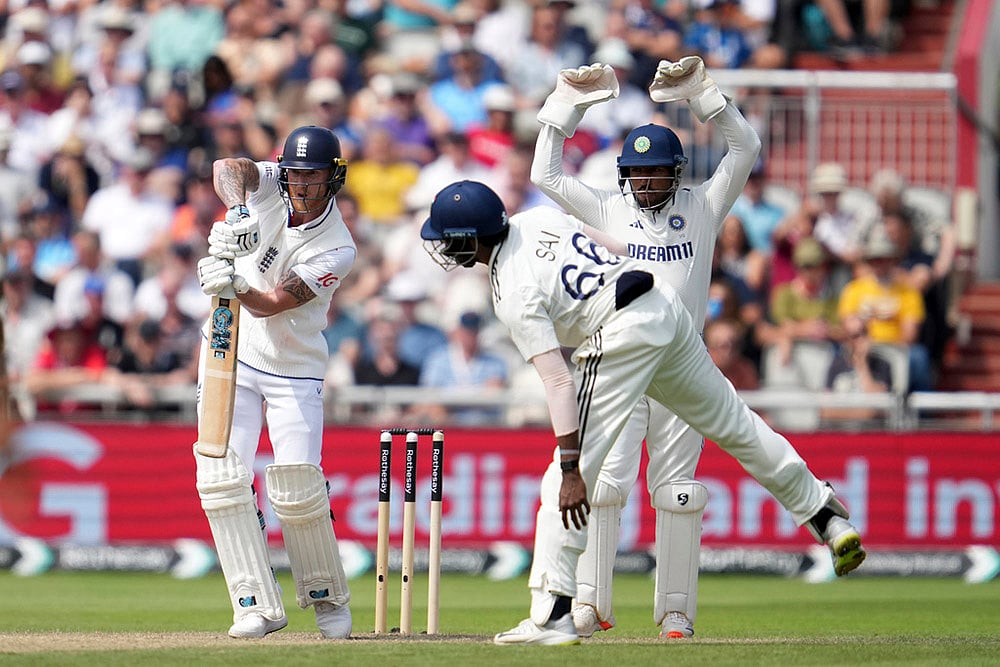 Indias tour of England: IND vs ENG 4th Test day 3 photos from Manchester_Ben Stokes
