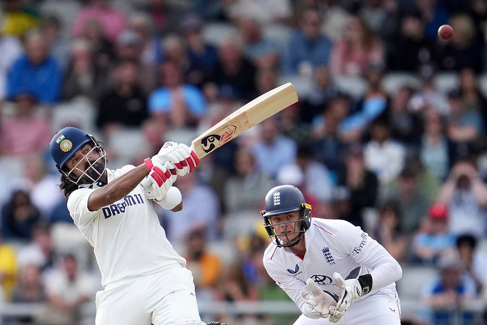 Indias tour of England: IND vs ENG 4th Test day 4 photos from Manchester_KL Rahul 