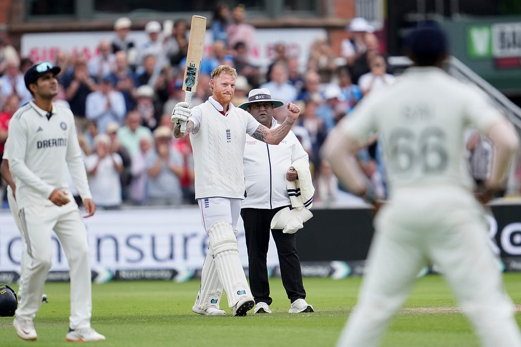 Indias tour of England: IND vs ENG 4th Test day 4 photos from Manchester_Ben Stokes 