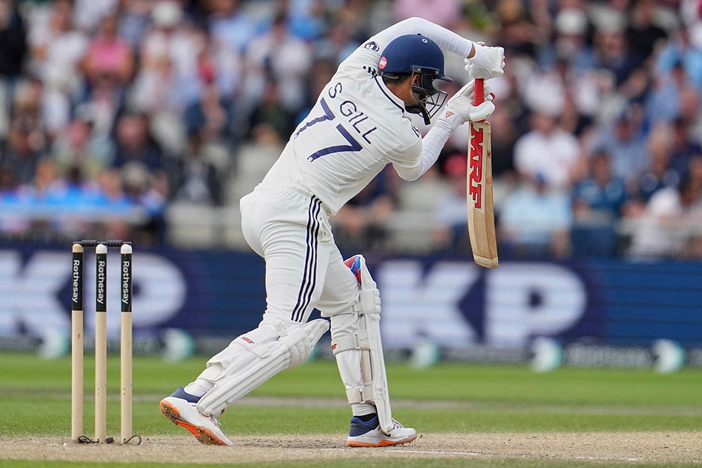 Indias tour of England: IND vs ENG 4th Test day 4 photos from Manchester_Shubman Gill