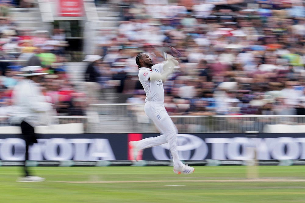Indias tour of England: IND vs ENG 4th Test day 4 photos from Manchester_Jofra Archer